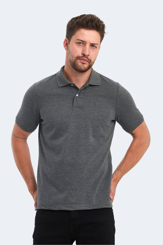 Slazenger SOHO I Erkek Polo Yaka Antrasit Tişört