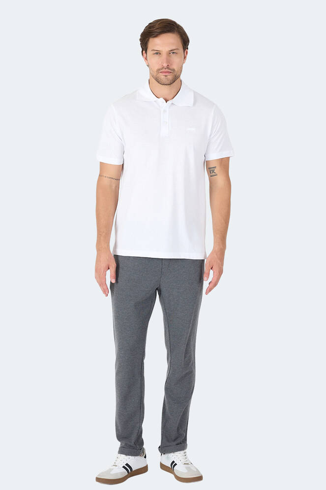 Slazenger SOHO I Erkek Polo Yaka Beyaz Tişört