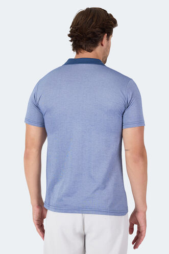 Slazenger SOHO Men's Short Sleeve T-Shirt Indigo - Thumbnail