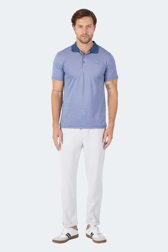 Slazenger SOHO Men's Short Sleeve T-Shirt Indigo - Thumbnail