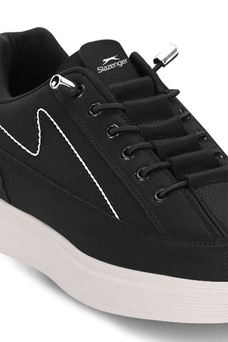 Slazenger SONIC I Erkek Siyah / Beyaz Günlük Spor Ayakkabısı - Thumbnail