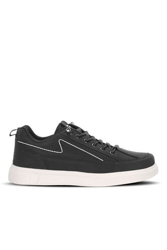 Slazenger - Slazenger SONIC I Erkek Siyah / Beyaz Günlük Spor Ayakkabısı