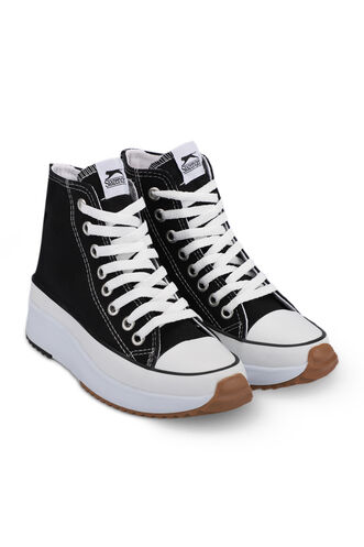 Slazenger SUN Sneaker Kadın Ayakkabı Siyah - Thumbnail