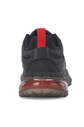 Slazenger TALIN Erkek Spor Ayakkabıları Siyah - Kırmızı - Thumbnail