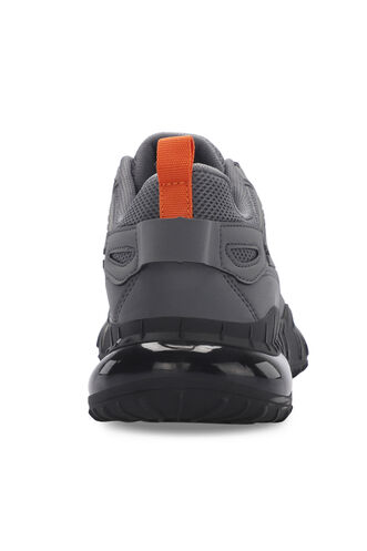 Slazenger TALIN Erkek Spor Ayakkabıları Siyah - Koyu Gri - Thumbnail