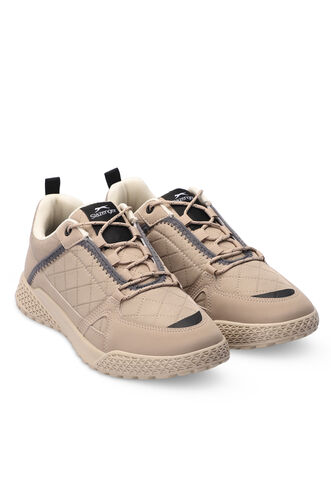 Slazenger TERENTIY Erkek Sneaker Ayakkabıları Bej - Siyah - Thumbnail