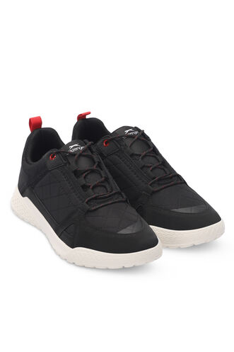 Slazenger TERENTIY Erkek Sneaker Ayakkabıları Siyah - Kırmızı - Thumbnail