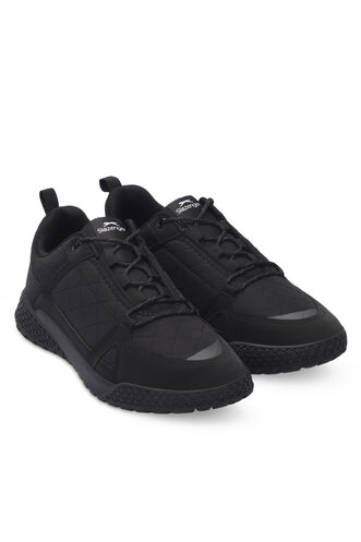 Slazenger TERENTIY Erkek Sneaker Ayakkabıları Siyah - Siyah - Thumbnail