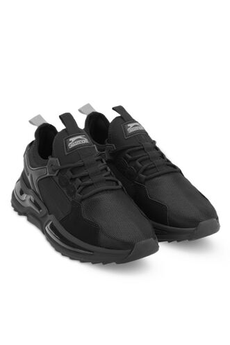 Slazenger TUCAN Running & Walking Men's Shoes Black - Thumbnail