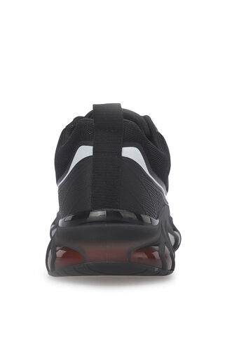 Slazenger TURBO Erkek Spor Ayakkabıları Siyah - Kırmızı - Thumbnail