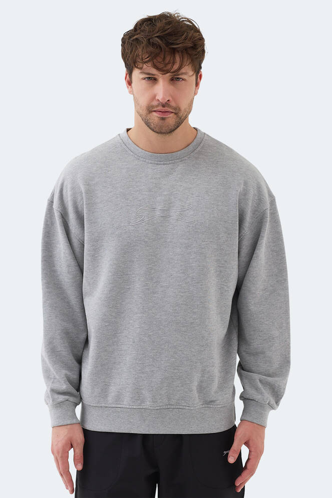 Slazenger VADIK Erkek Sweatshirt Gri