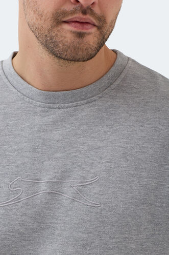 Slazenger VADIK Erkek Sweatshirt Gri - Thumbnail