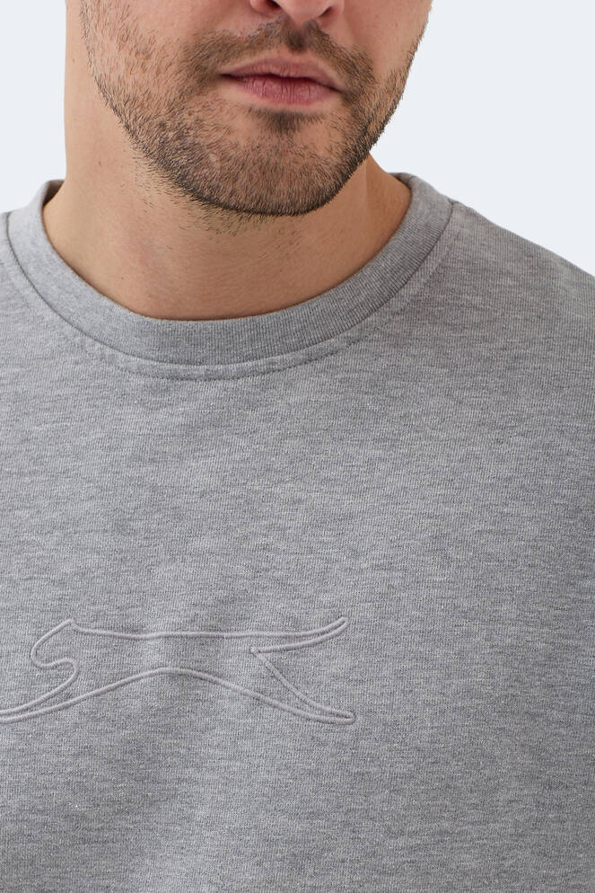 Slazenger VADIK Erkek Sweatshirt Gri