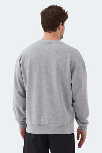 Slazenger VADIK Erkek Sweatshirt Gri - Thumbnail