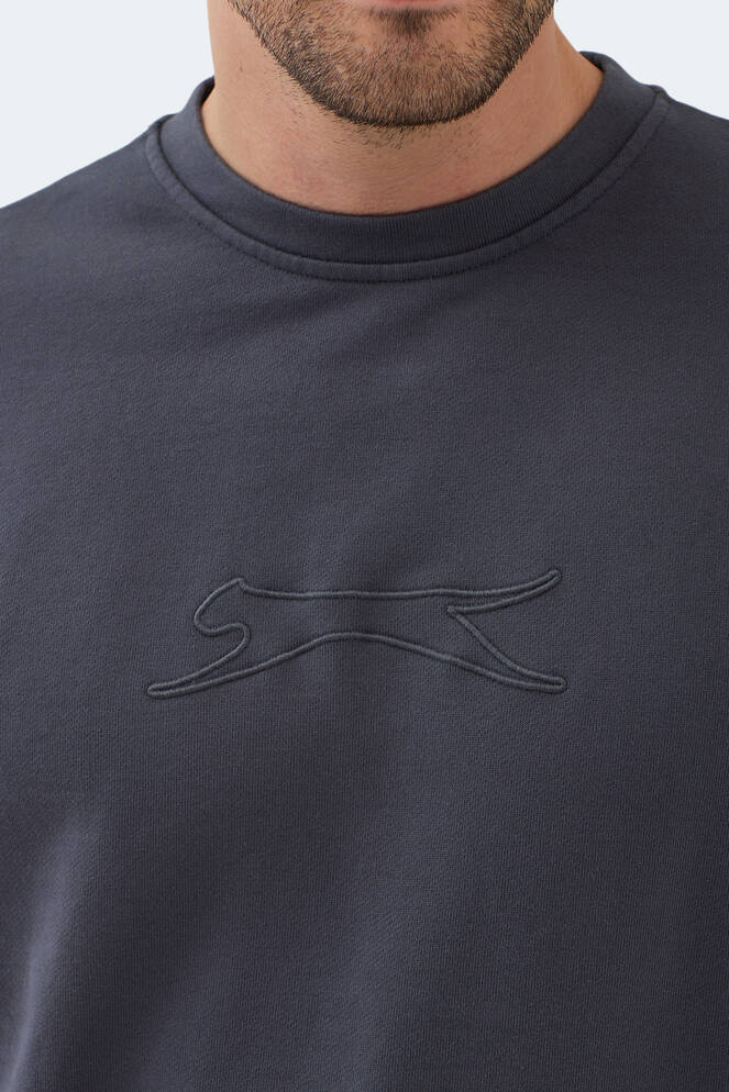 Slazenger VADIK Erkek Sweatshirt Koyu Gri