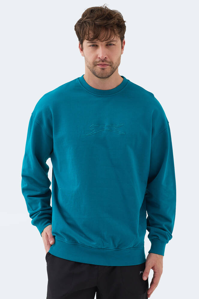 Slazenger VADIK Erkek Sweatshirt Petrol