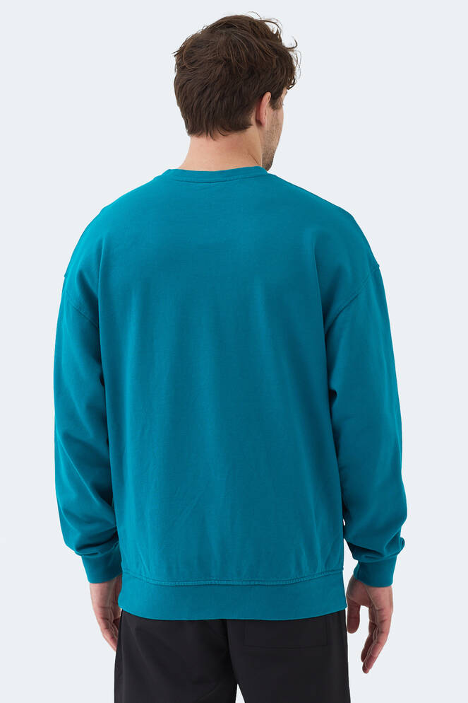 Slazenger VADIK Erkek Sweatshirt Petrol