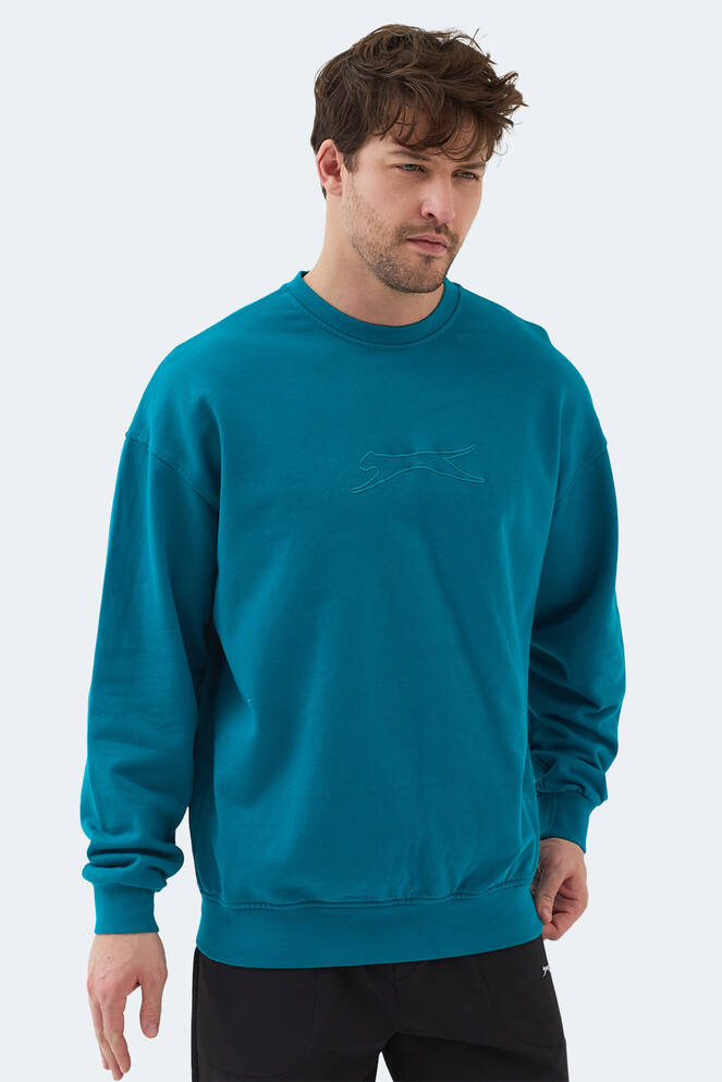 Slazenger VADIK Erkek Sweatshirt Petrol