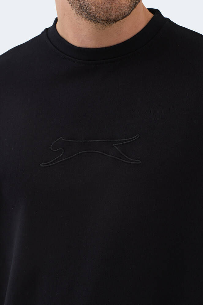 Slazenger VADIK Erkek Sweatshirt Siyah