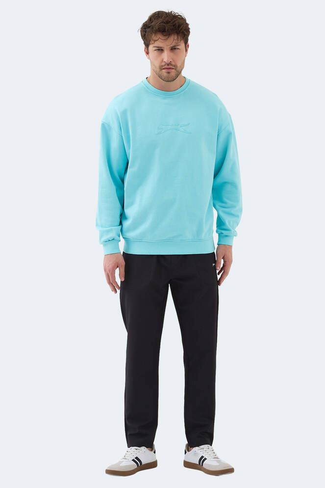 Slazenger VADIK Erkek Sweatshirt Turkuaz