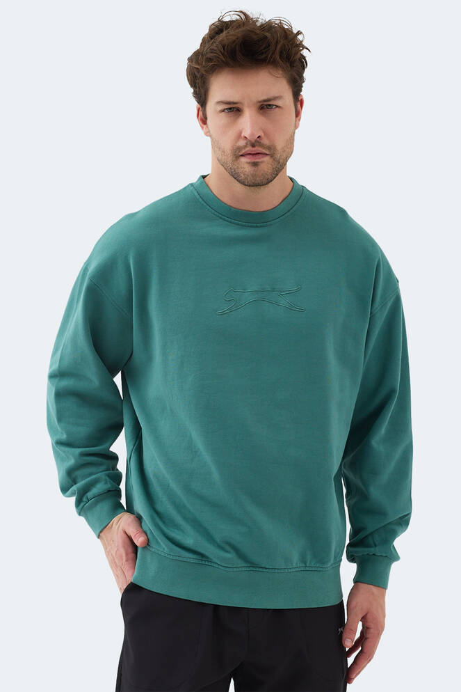 Slazenger VADIK Erkek Sweatshirt Yeşil