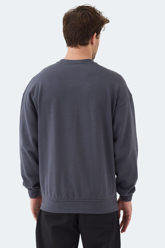 Slazenger VADIK Men's Sweatshirt Dark Grey - Thumbnail