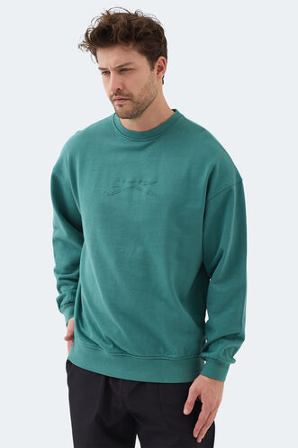Slazenger VADIK Men's Sweatshirt Green - Thumbnail