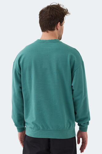 Slazenger VADIK Men's Sweatshirt Green - Thumbnail