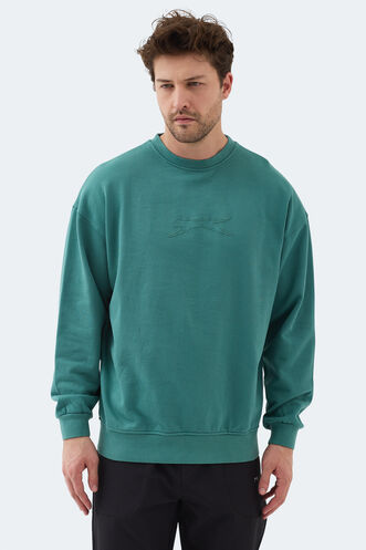 Slazenger VADIK Men's Sweatshirt Green - Thumbnail