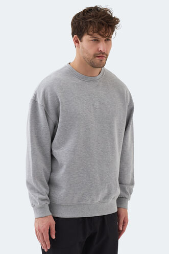 Slazenger VADIK Men's Sweatshirt Grey - Thumbnail