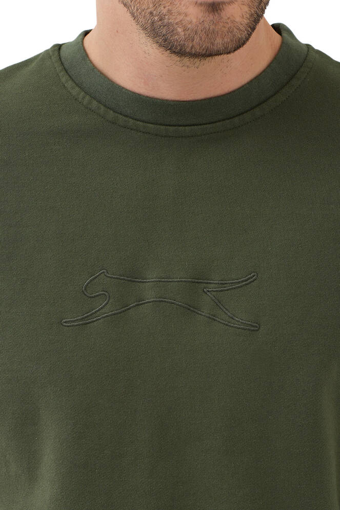 Slazenger VADIK OVERSIZE Erkek Sweatshirt Haki