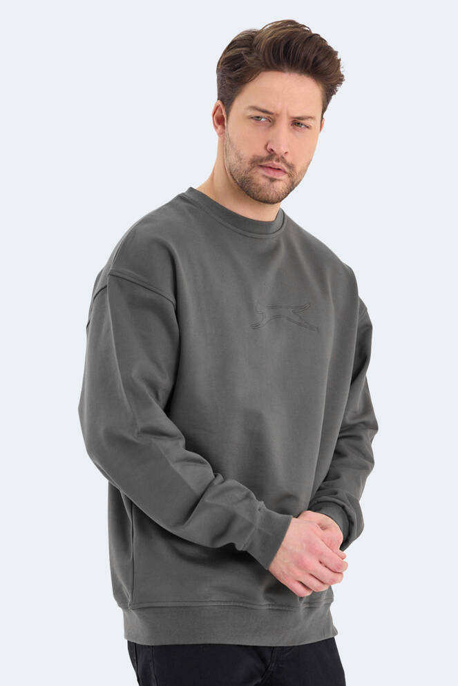 Slazenger VADIK OVERSIZE Men's Sweatshirt Khaki