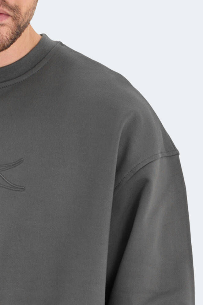 Slazenger VADIK OVERSIZE Men's Sweatshirt Khaki