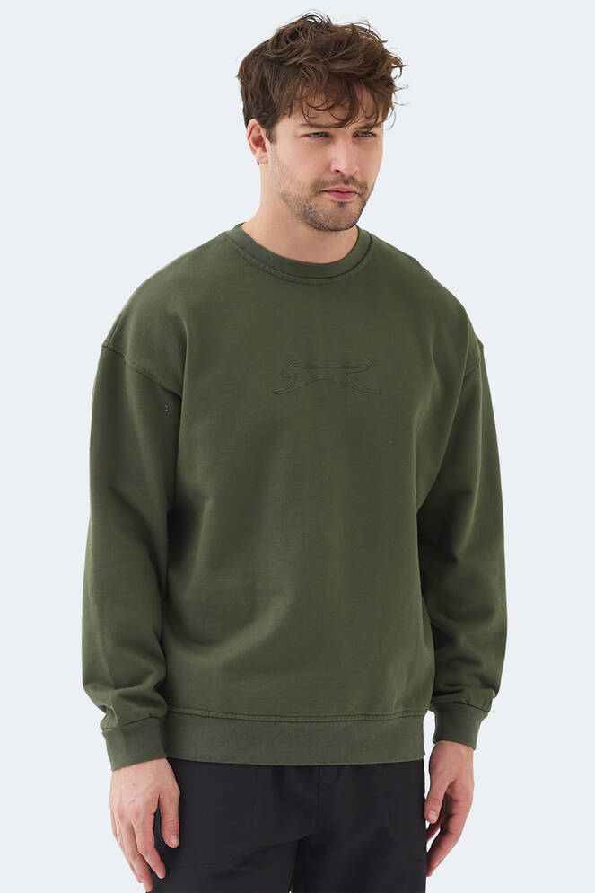 Slazenger VADIK OVERSIZE Men's Sweatshirt Khaki