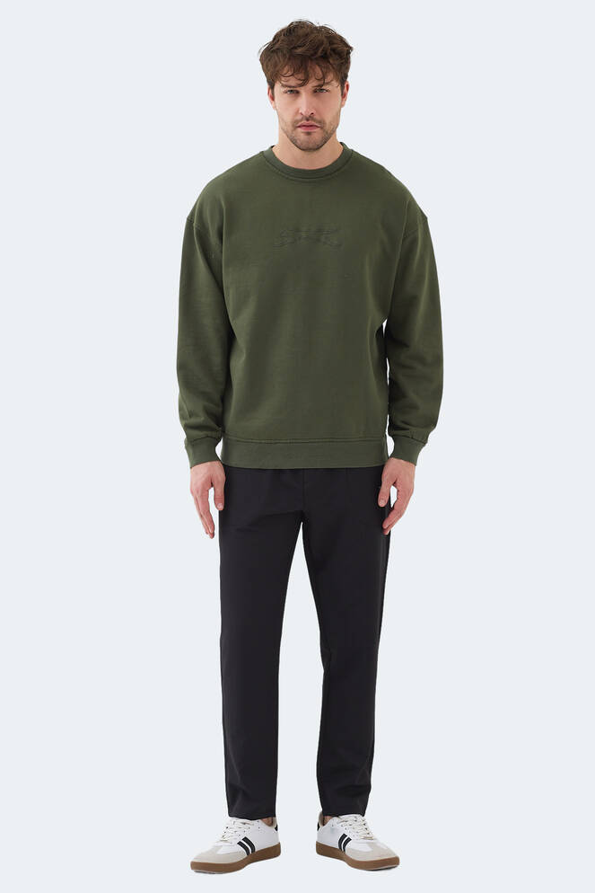 Slazenger VADIK OVERSIZE Men's Sweatshirt Khaki