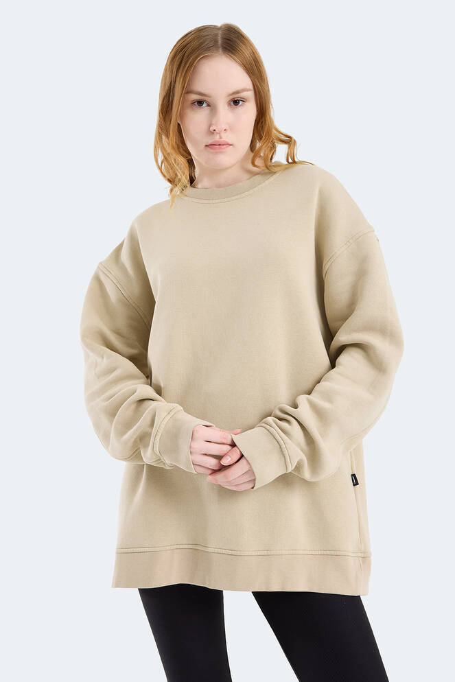 Slazenger VADIM Kadın Sweatshirt Bej