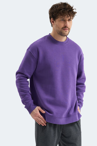 Slazenger VADIM Kadın Sweatshirt Mor - Thumbnail