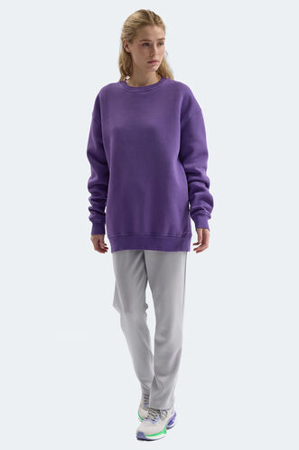 Slazenger VADIM Kadın Sweatshirt Mor - Thumbnail