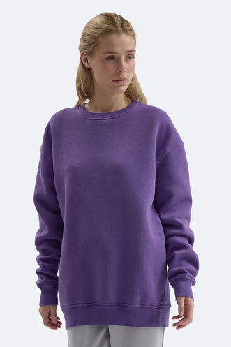 Slazenger - Slazenger VADIM Kadın Sweatshirt Mor