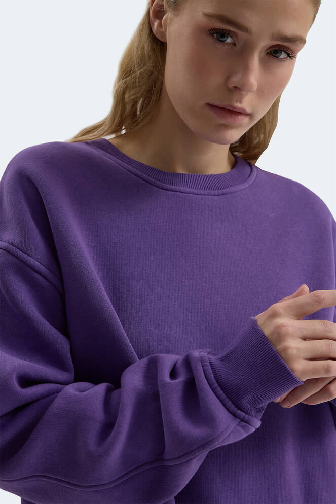 Slazenger VADIM Kadın Sweatshirt Mor