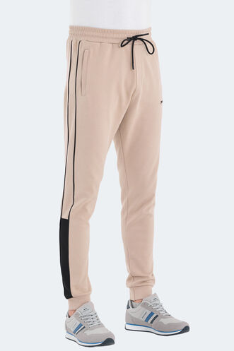 Slazenger VALARY Men's Sweatpants Beige - Thumbnail