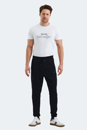 Slazenger VALARY Men's Sweatpants Black - Thumbnail