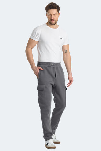 Slazenger VALORA Erkek Eşofman Altı Koyu Gri - Thumbnail