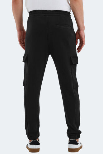 Slazenger VALORA Men's Sweatpants Black - Thumbnail