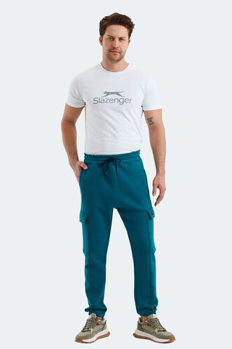Slazenger VALORA Men's Sweatpants Petrol - Thumbnail