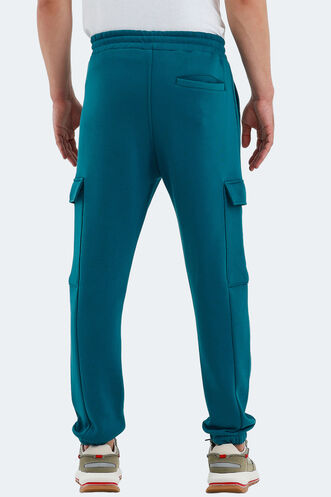 Slazenger VALORA Men's Sweatpants Petrol - Thumbnail