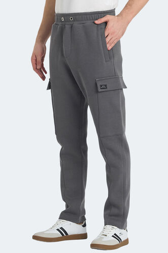 Slazenger VALORA Men's Tracksuit Bottom Dark Grey - Thumbnail