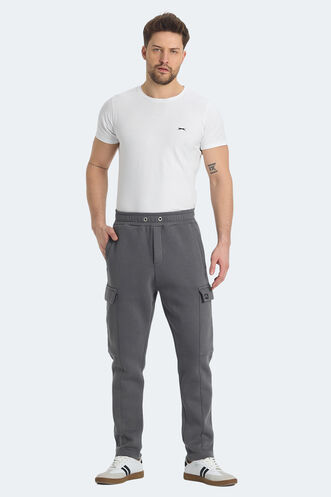 Slazenger VALORA Men's Tracksuit Bottom Dark Grey - Thumbnail