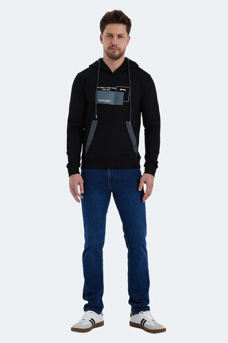 Slazenger VANDA Men's Sweatshirt Black - Thumbnail