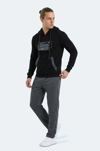 Slazenger VANDA Men's Sweatshirt Black - Thumbnail